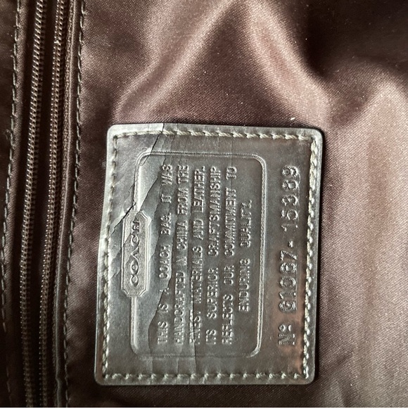 100% Authentic Coach Poppy Signature Glam Tote | Pre-loved | GUC - Picture 5 of 9